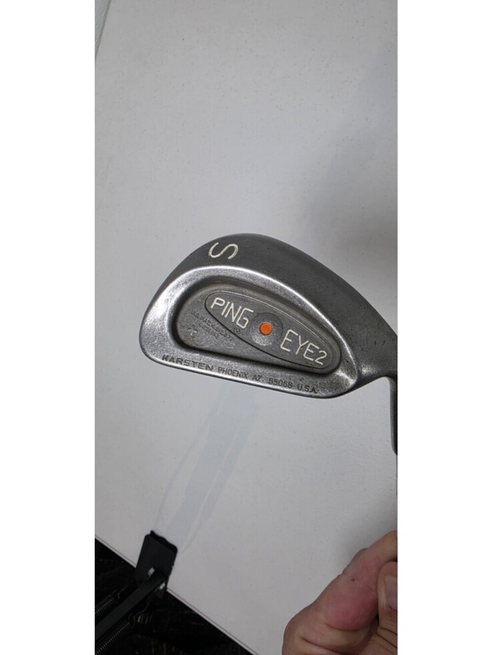 PING Eye 2 Sand Wedge S Orange Dot Steel Shaft RH 36.5" Vintage Golf Club
